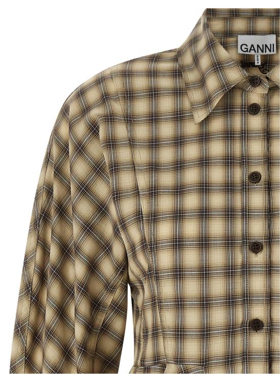  가니 셔츠 LDA1140033873 BEIGE - GANNI