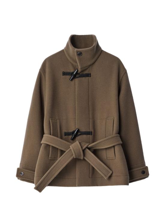 26FW 르메르 숏 더플 울 코트 CO1113 LF1116610 GREEN