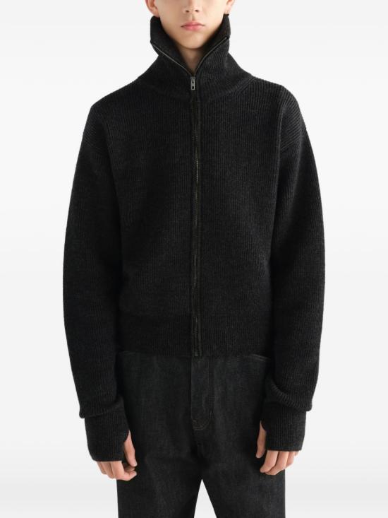 26FW 르메르 가디건 PO0051 LK1068300 BLACK - LEMAIRE