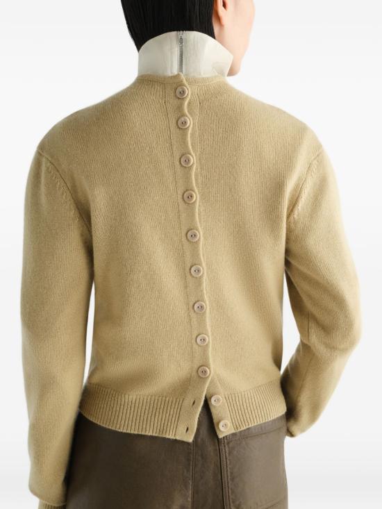 26FW 르메르 리버시블 단추 스웨터 PO0041 LK1062400 BEIGE - LEMAIRE