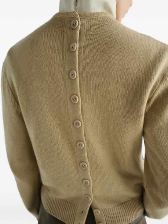 26FW 르메르 리버시블 단추 스웨터 PO0041 LK1062400 BEIGE - LEMAIRE