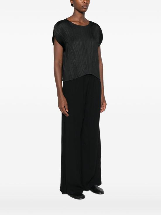 26FW 플리츠플리즈 민소매 티셔츠 PP68JK113 15 BLACK - PLEATS PLEASE