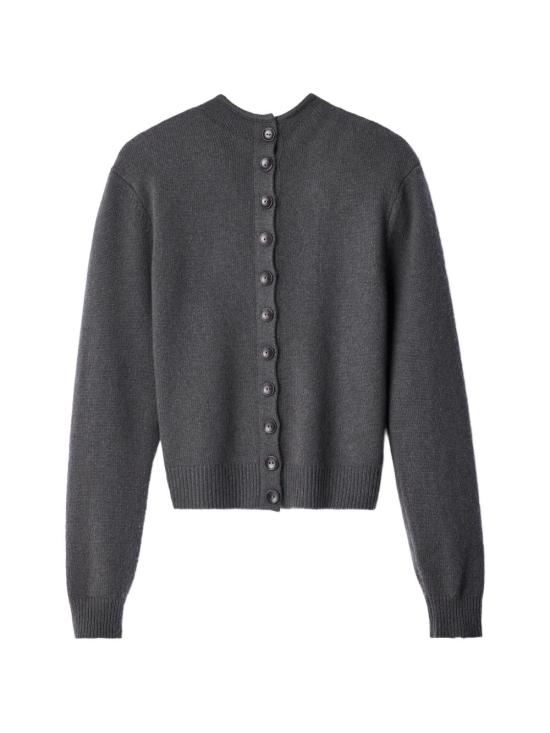 26FW 르메르 리버시블 단추 스웨터 PO0041 LK1062502 DARK GREY