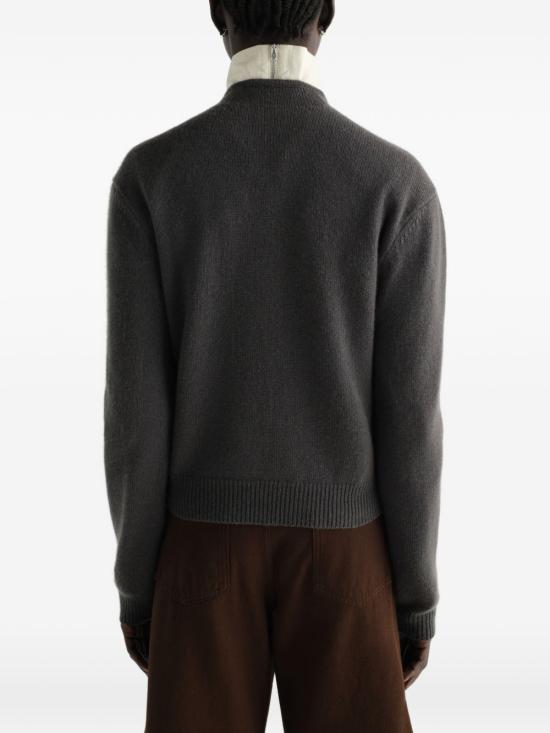 26FW 르메르 리버시블 단추 스웨터 PO0041 LK1062502 DARK GREY - LEMAIRE