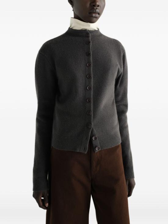 26FW 르메르 리버시블 단추 스웨터 PO0041 LK1062502 DARK GREY - LEMAIRE