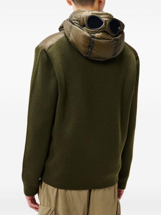 26FW 씨피 컴퍼니 패딩 21CMKN052A 006390M683 GREEN - C.P. COMPANY