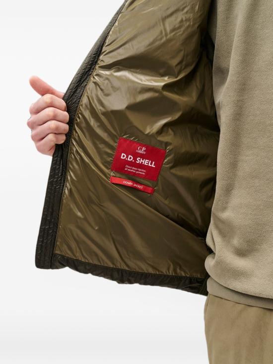 26FW 씨피 컴퍼니 패딩 21CMKN052A 006390M683 GREEN - C.P. COMPANY