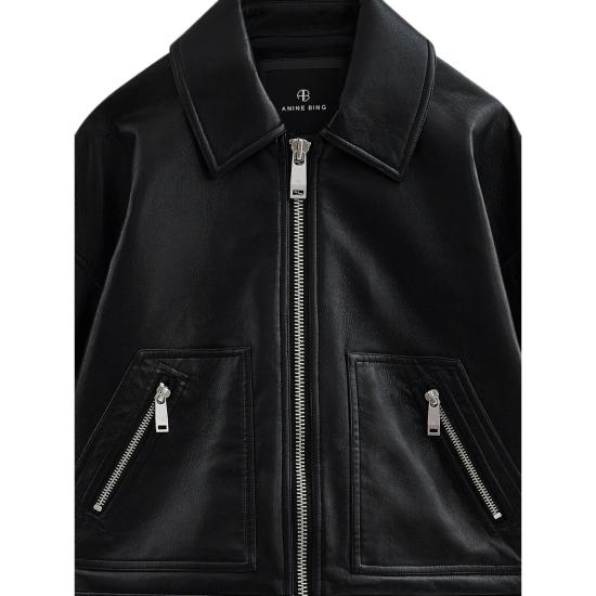 26FW 애니빙 자켓 A 01 12439 BLK81 BLACK - ANINE BING