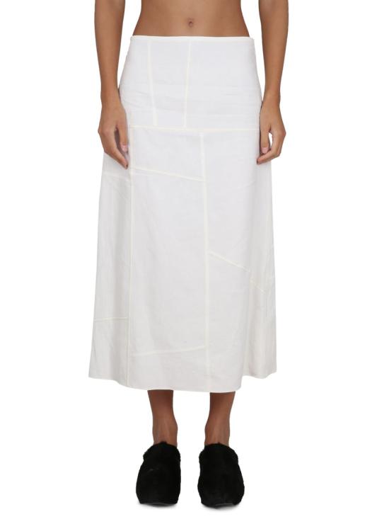 질샌더 스커트 J02MA0119 J60001104 WHITE - JIL SANDER