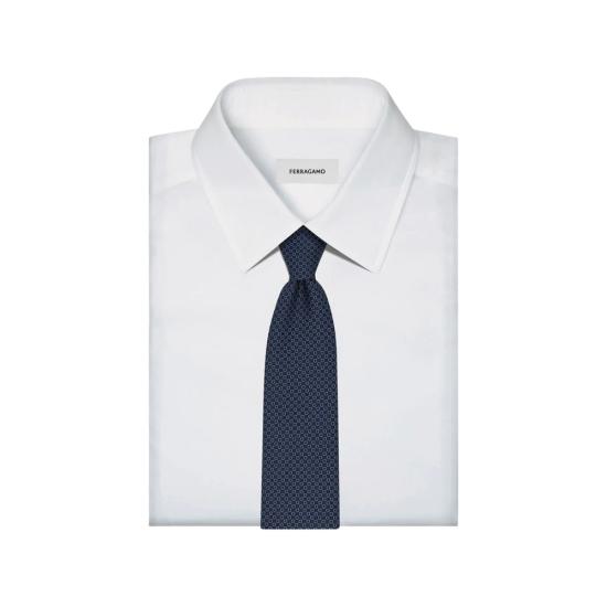 26FW 살바토레 페라가모 넥타이 351431 0794461 BLUSC BLUE - SALVATORE FERRAGAMO
