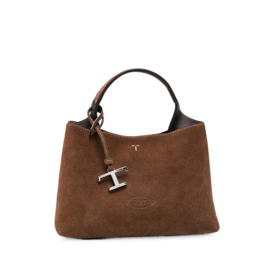 26FW 토즈 마이크로 토트백 XBWAPAEL000X BL246F BROWN