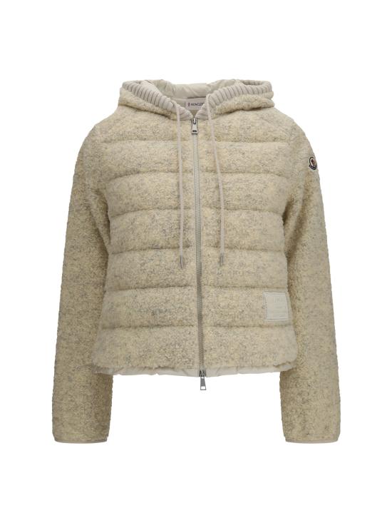 26FW 몽클레어 테디 패딩 집업 후디 L20938G0003489BI4 061 WHITE