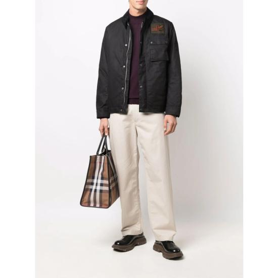 26FW 바버 인터네셔널 워커스 왁스 자켓 MWX1853 BK51 BLACK - BARBOUR