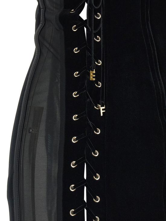  엘리자베타프랜치 점프수트 LDAB02167E2110 BLACK - ELISABETTA FRANCHI