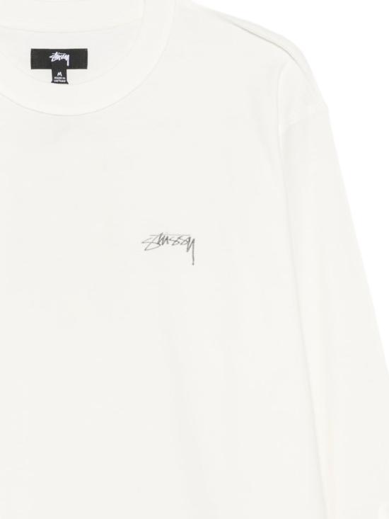 26FW 스투시 긴팔 티셔츠 1140333 1201 WHITE - STUSSY