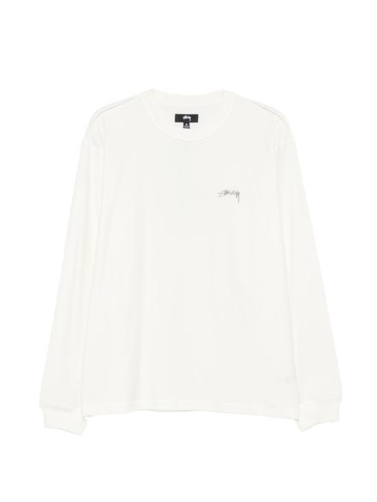 26FW 스투시 긴팔 티셔츠 1140333 1201 WHITE