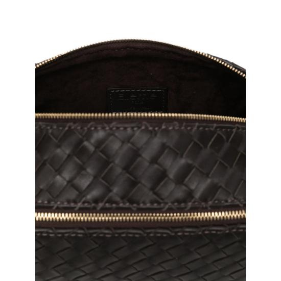 26FW 엘렘 숄더백 TROUSSE WOVEN DKBRO BROWN - ELLEME