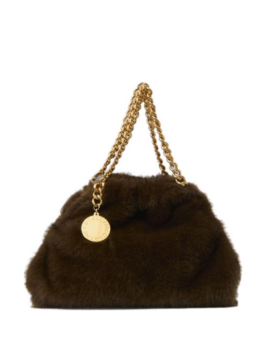 26FW 스텔라 맥카트니 팔라벨라 드로스트링 숄더백 7B0144 WP07732007 BROWN