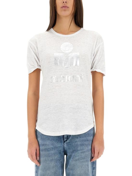  이자벨마랑에뚜왈 폴로 티셔츠 TS0004FA A1N10E20WH - ISABEL MARANT ETOILE
