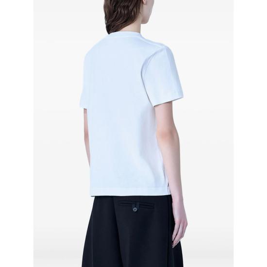  자크뮈스 그로그랭 로고 솟슬리브 티셔츠 TSW00550 AJ00029 100 - JACQUEMUS