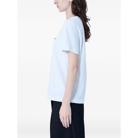 자크뮈스 그로그랭 로고 솟슬리브 티셔츠 TSW00550 AJ00029 100 - JACQUEMUS