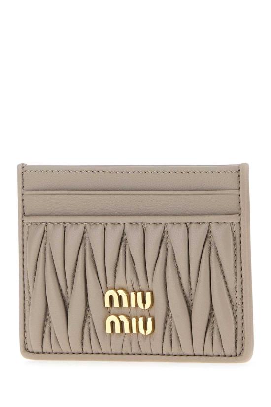 26FW 미우미우 마테라쎄 나파 레더 지갑 5MC076AFPP F0D32 GRAY - MIU MIU