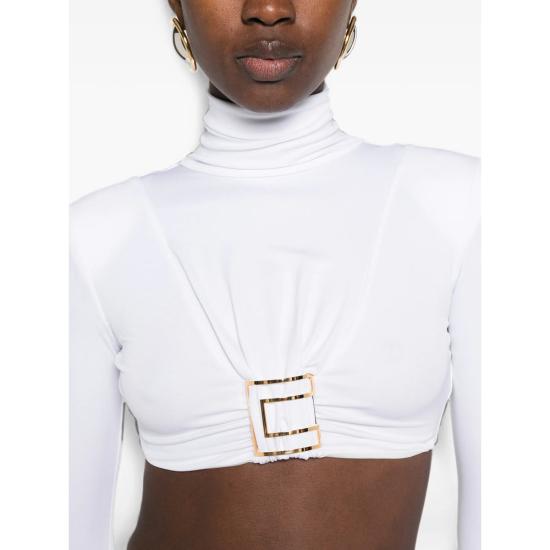 26FW 엘리자베타프랜치 탑 BO05567E2 360 WHITE - ELISABETTA FRANCHI