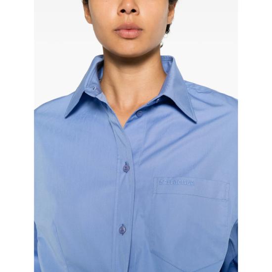 26SS 발렌시아가 셔츠 872318 TUM20 4200 BLUE - BALENCIAGA
