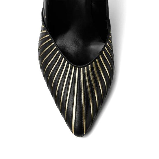 26FW 베르사체 힐/펌프스 1A00198 1025349 2B13J BLACK - VERSACE