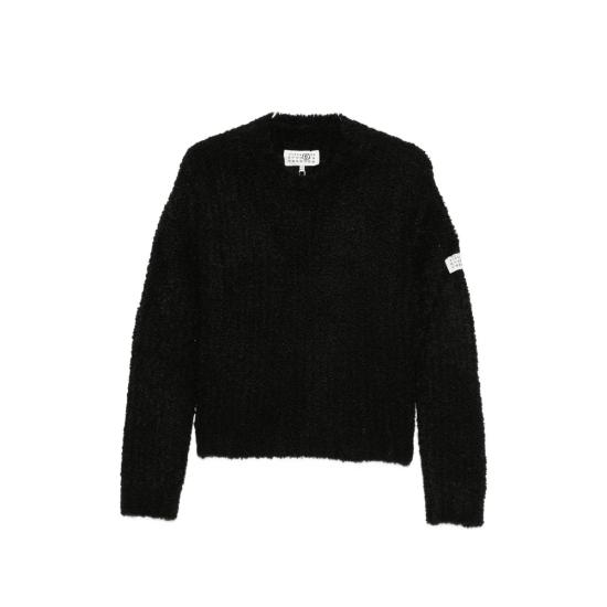26FW MM6 메종마르지엘라 스웨터 M13342 S62HL0055 900 BLACK