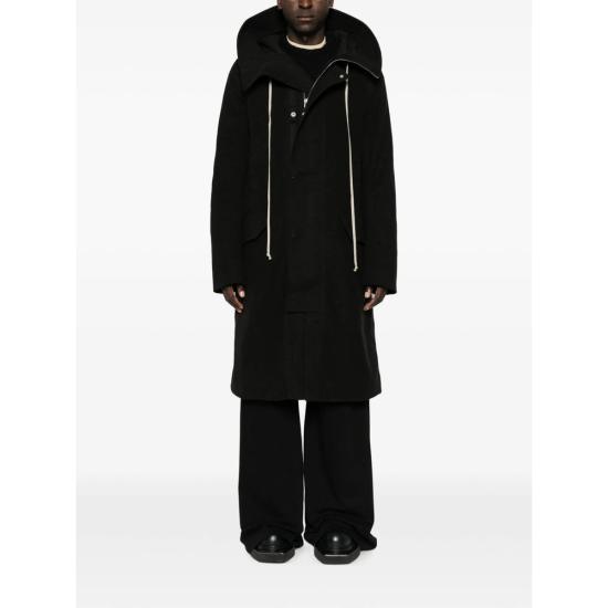26FW 릭 오웬스 코트 RU02F4980 TB 09 BLACK - RICK OWENS