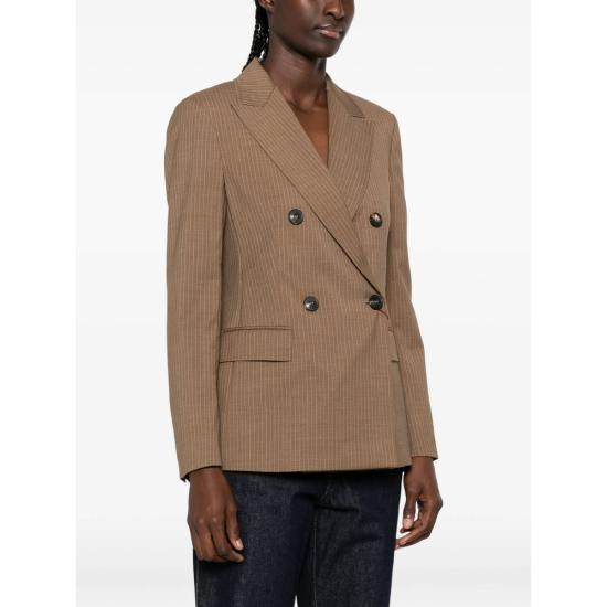 26FW 막스마라 스튜디오 자켓 MSTUMICO 528 005 BROWN - MAX MARA STUDIO