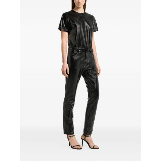 26FW 쿠레쥬 폴로 티셔츠 326CTO561VY 0016 9999 BLACK - COURREGES