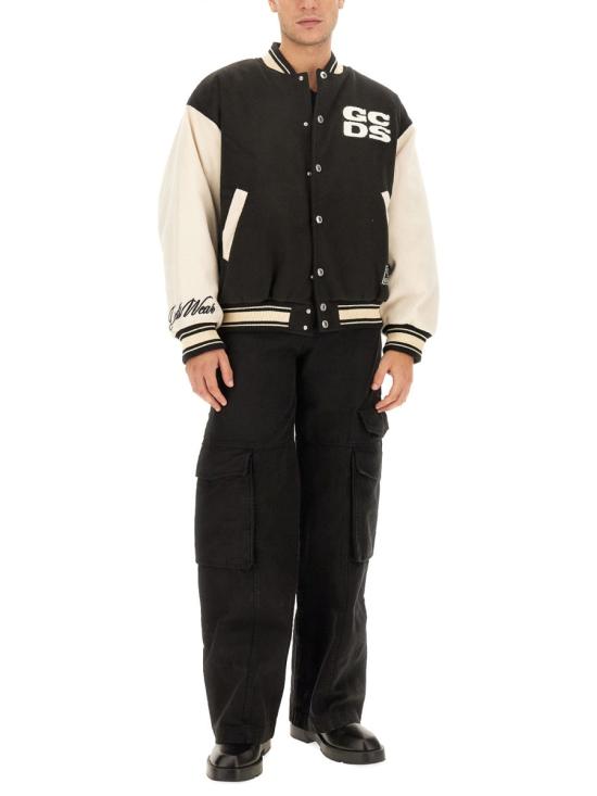  지씨디에스 자켓 FW23M200479 02 BLACK - GCDS