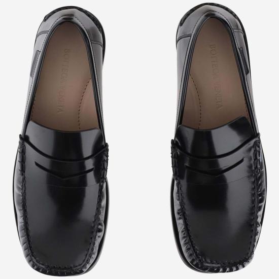  보테가베네타 로퍼 보테가 베네타 트루먼 가죽  블랙 - BOTTEGA VENETA