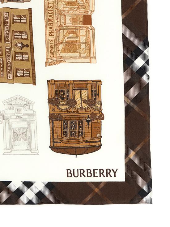  버버리 머플러/스카프 LD8132065TREACLEBROWN CREAM - BURBERRY