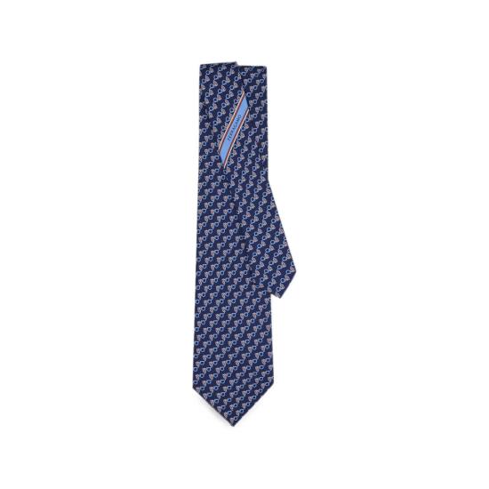 26FW 살바토레 페라가모 넥타이 351419 0794424 NAVY BLUE
