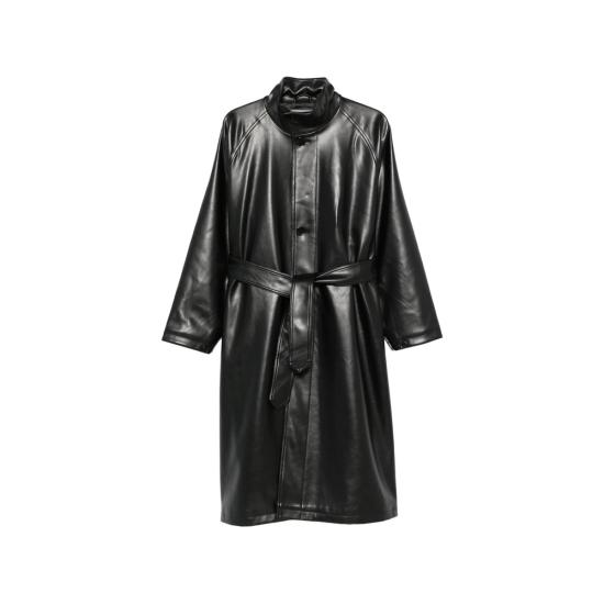 26FW 더프랭키샵 트렌치 코트 CALEN BLACK