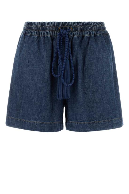 26SS 발렌티노 가라바니 데님 숏팬츠 8B3DD5509YA 558 BLUE