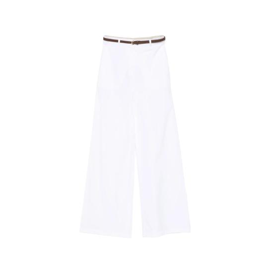 26SS 막스마라 스튜디오 팬츠 MSTFAREA 155 001 WHITE