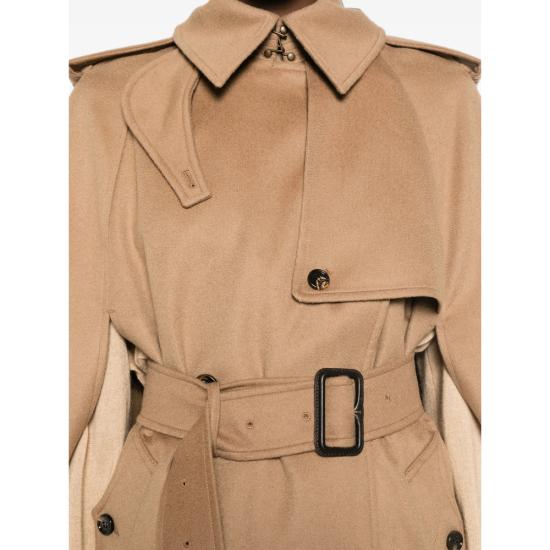 26FW 버버리 케이프 8133134 BELLEMONT A1420 BROWN - BURBERRY