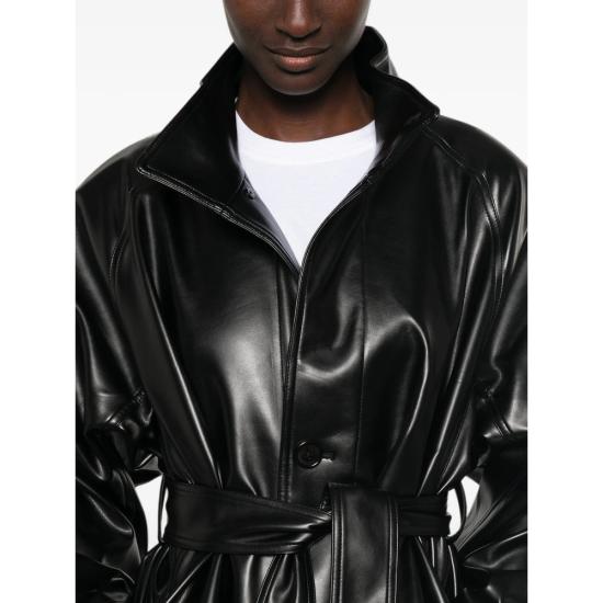 26FW 더프랭키샵 트렌치 코트 CALEN BLACK - THE FRANKIE SHOP
