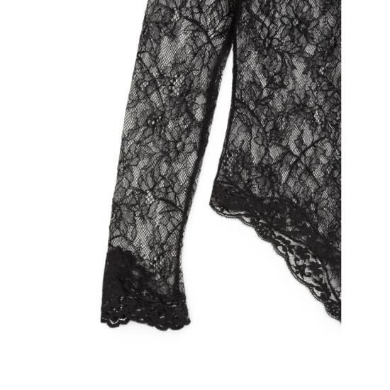 26FW 발렌티노 가라바니 바디수트 티셔츠 9B3MR02MAAA 0NO BLACK - VALENTINO GARAVANI
