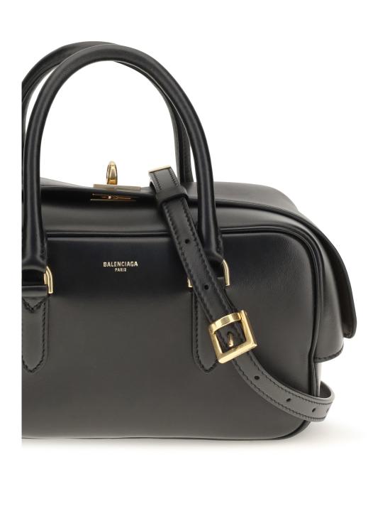 26FW 발렌시아가 르 셋 볼링백 스몰 A0001P2ACRT 1053 BLACK - BALENCIAGA