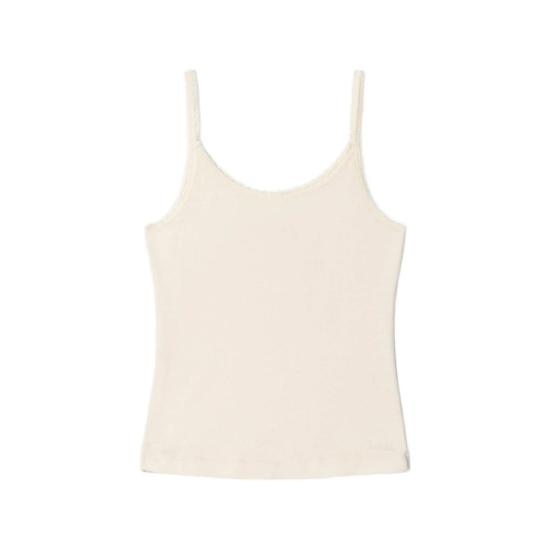 26FW 리던 민소매 티셔츠 024R 02WLST04 VIWHI BEIGE - RE/DONE