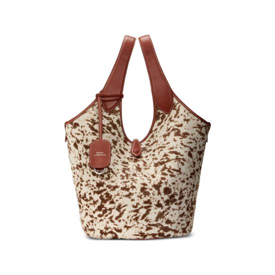 26FW 랄프 로렌 토트백 428P23825001 BROMU BROWN