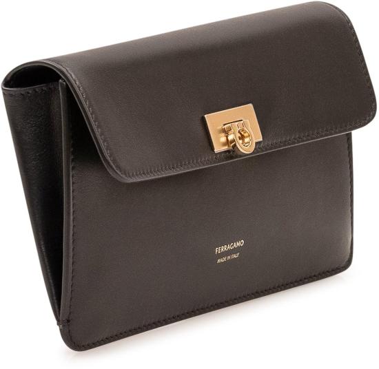 26FW 살바토레 페라가모 클러치/파우치 221165 795687 BLACK DOM - SALVATORE FERRAGAMO