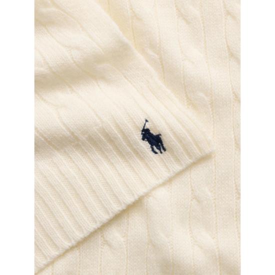 26FW 랄프 로렌 머플러/스카프 455956296002 CREAM BEIGE - RALPH LAUREN