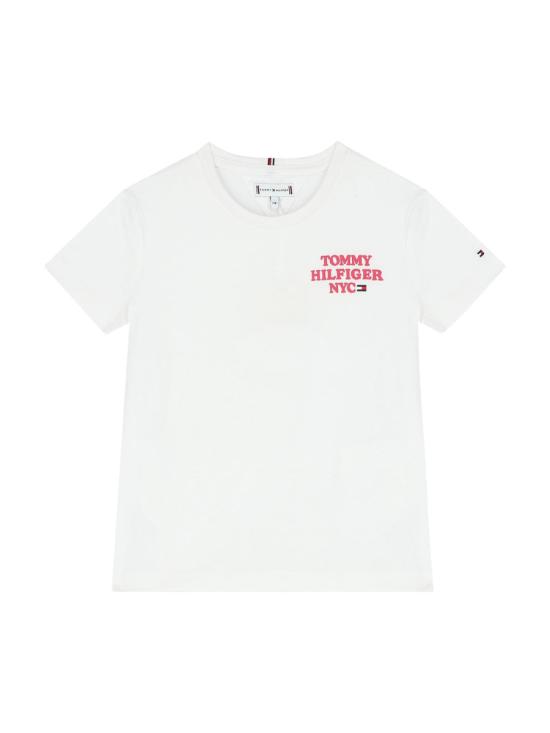  타미힐피거 탑 KG0KG06671K YBR WHITE