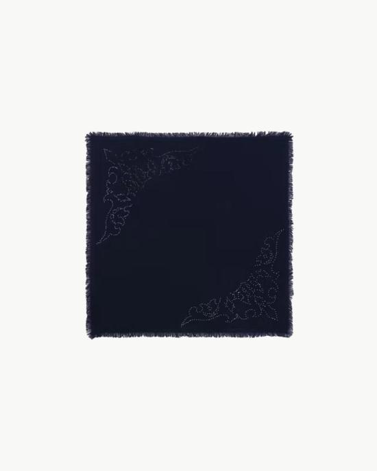  자딕앤볼테르 머플러/스카프 Zadig & Voltaire 미니 Stevie Strass 웨스턴 스카프 사일런트